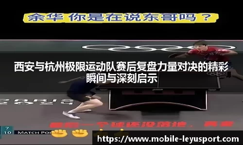 西安与杭州极限运动队赛后复盘力量对决的精彩瞬间与深刻启示